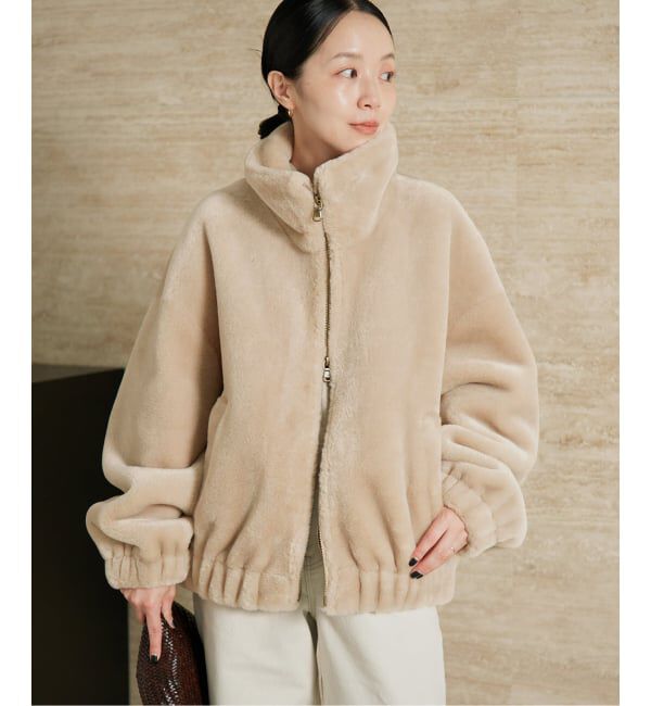 Plage「《予約》Vegancode / ヴィ―ガンコード 別注 ECOFUR BOMBER ジャケット」|その他|