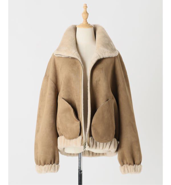 Plage「《予約》Vegancode / ヴィ―ガンコード 別注 ECOFUR BOMBER ジャケット」|その他|