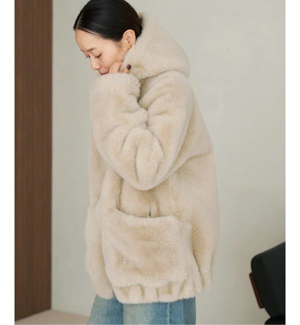 Plage「《WEB限定追加予約》Vegancode / ヴィ―ガンコード FAUX FUR ブルゾン」|その他|