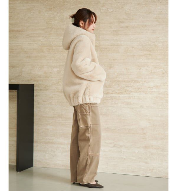 Plage「《WEB限定追加予約》Vegancode / ヴィ―ガンコード FAUX FUR ブルゾン」|その他|