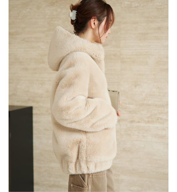 Plage「《WEB限定追加予約》Vegancode / ヴィ―ガンコード FAUX FUR ブルゾン」|その他|