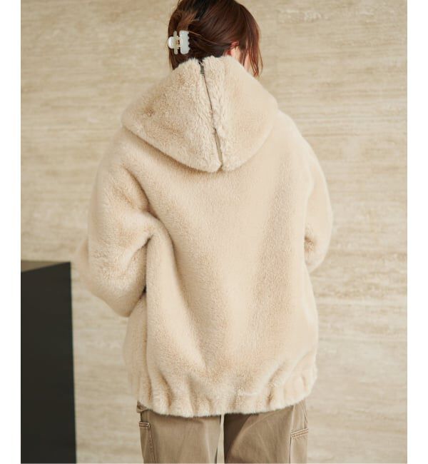 Plage「《WEB限定追加予約》Vegancode / ヴィ―ガンコード FAUX FUR ブルゾン」|その他|