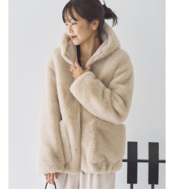 Plage「《WEB限定追加予約》Vegancode / ヴィ―ガンコード FAUX FUR ブルゾン」|その他|