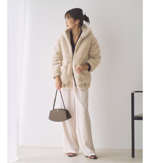 Plage「《WEB限定追加予約》Vegancode / ヴィ―ガンコード FAUX FUR ブルゾン」|その他|
