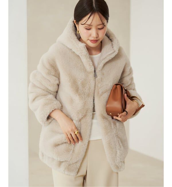 Plage「《WEB限定追加予約》Vegancode / ヴィ―ガンコード FAUX FUR ブルゾン」|その他|