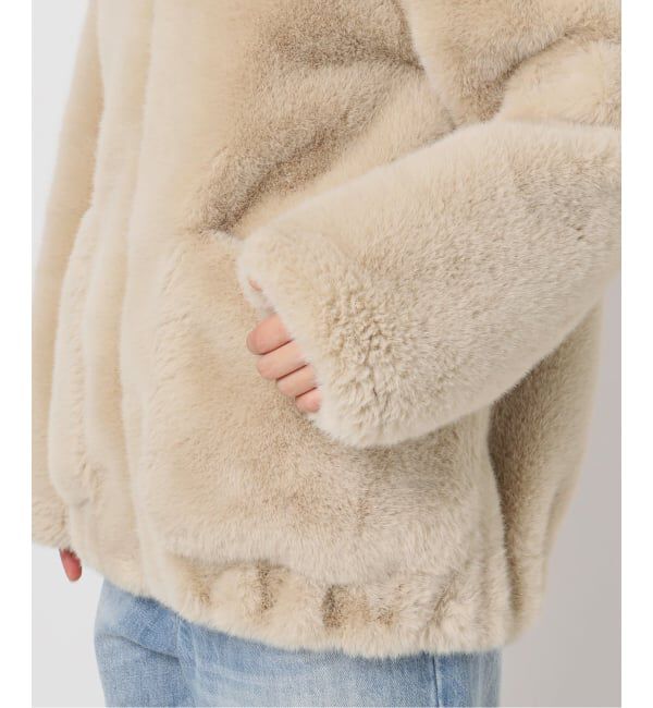 Plage「《WEB限定追加予約》Vegancode / ヴィ―ガンコード FAUX FUR ブルゾン」|その他|