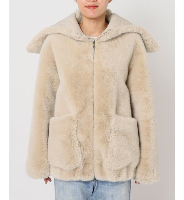 Plage「《WEB限定追加予約》Vegancode / ヴィ―ガンコード FAUX FUR ブルゾン」|その他|