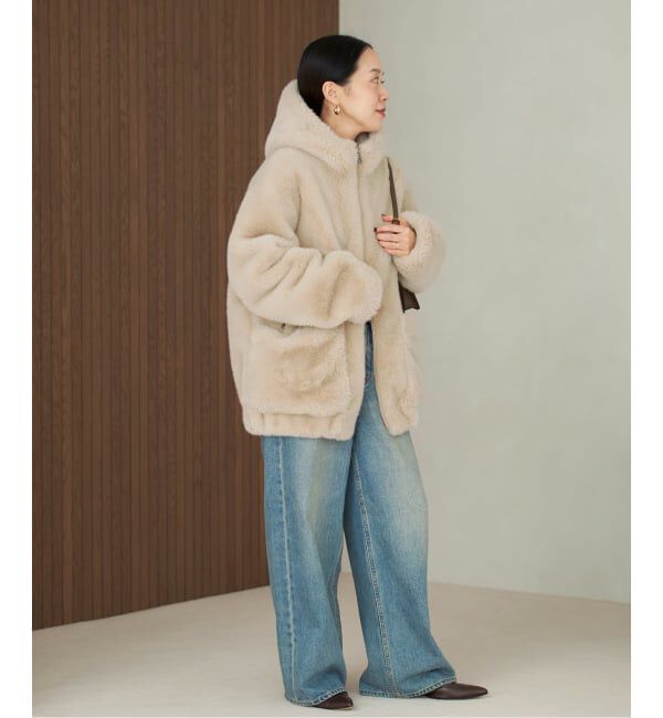 Plage「《WEB限定追加予約》Vegancode / ヴィ―ガンコード FAUX FUR ブルゾン」|その他|