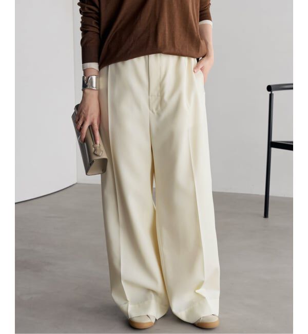 Plage「《予約》useful trouser パンツ」|スラックス|