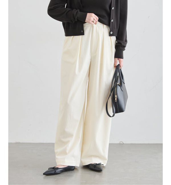 journal standard L'essage「《追加予約》ストレッチコーデュロイ 2タックパンツ」|その他|