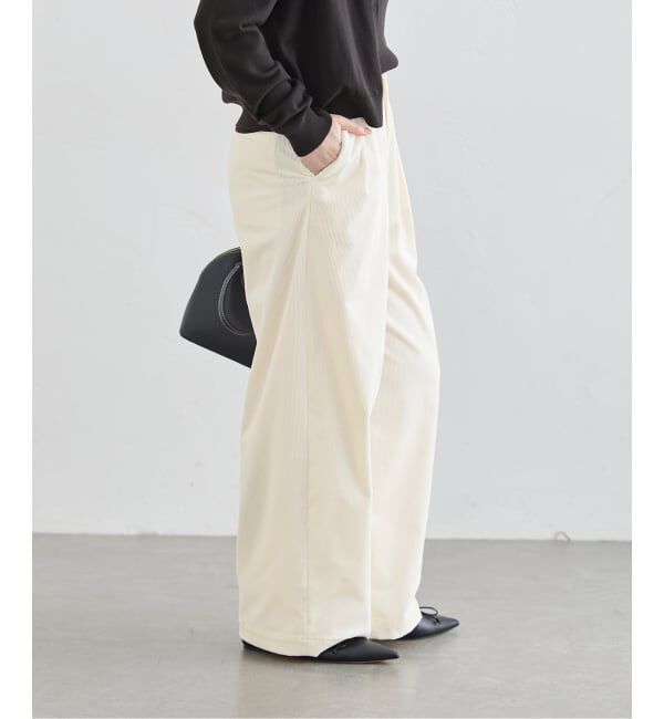 journal standard L'essage「《追加予約》ストレッチコーデュロイ 2タックパンツ」|その他|