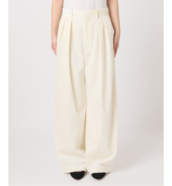 journal standard L'essage「《追加予約》ストレッチコーデュロイ 2タックパンツ」|その他|