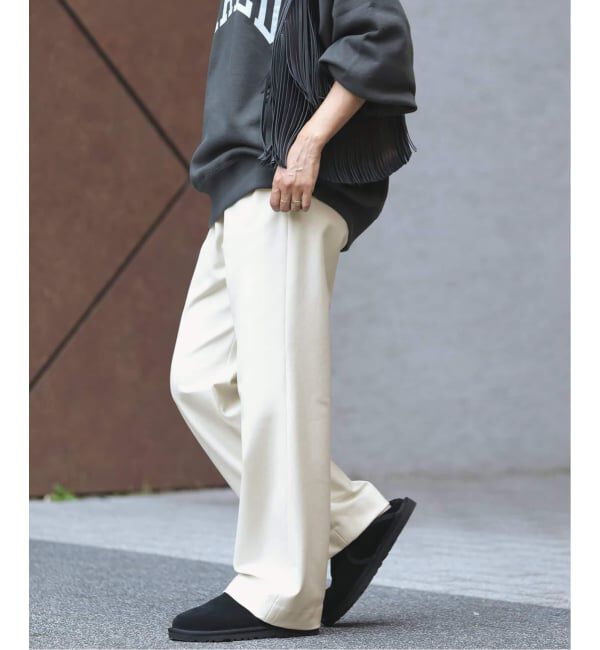 JOURNAL STANDARD relume「《追加予約2 / 新色》サーモサキソニー裏起毛パンツ」|スラックス|