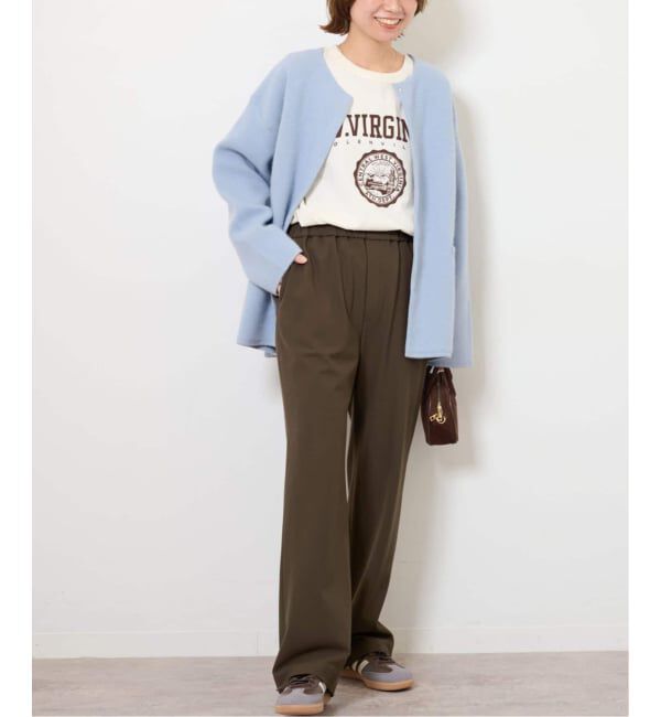 JOURNAL STANDARD relume「《追加予約2 / 新色》サーモサキソニー裏起毛パンツ」|スラックス|