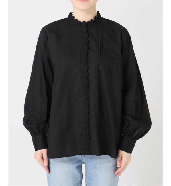 Spick and Span「《WEB限定 / 追加予約》レースフリルブラウス」|シャツ・ブラウス|