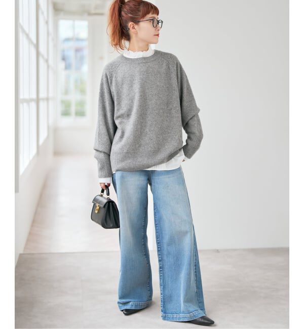 Spick and Span「《WEB限定 / 追加予約》レースフリルブラウス」|シャツ・ブラウス|