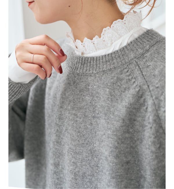 Spick and Span「《WEB限定 / 追加予約》レースフリルブラウス」|シャツ・ブラウス|