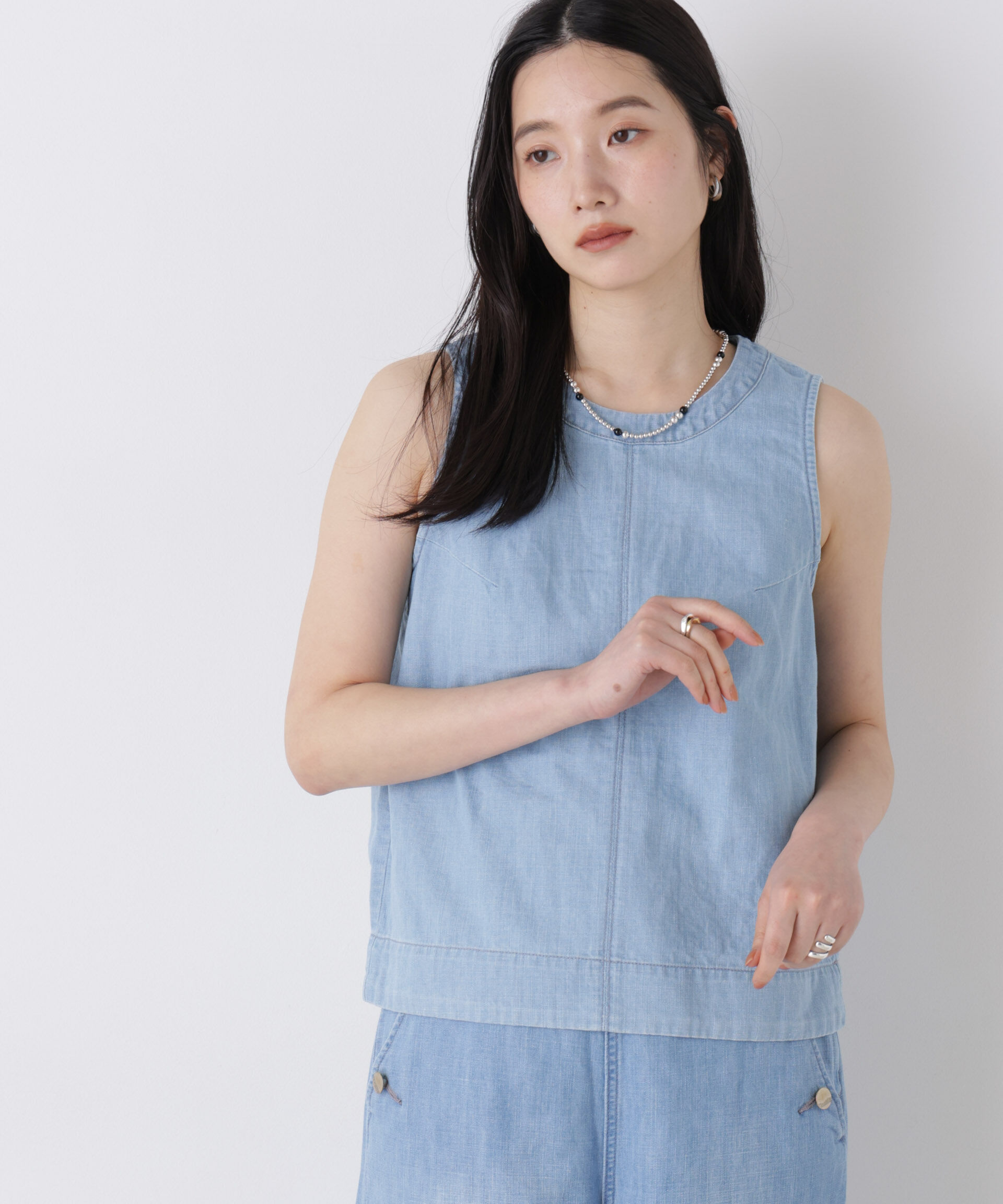 NANO universe「Healthy DENIM/Breezy Coconuts(セットアップ可)」|シャツ・ブラウス|