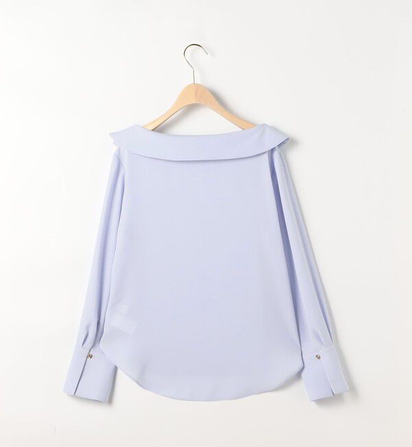 NOLLEY'S sophi「ウォッシャブルロールカラージョーゼットブラウス」|シャツ・ブラウス|