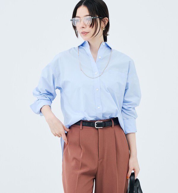 NOLLEY'S sophi「ウォッシャブルタイプライター2WAYシャツ」|シャツ・ブラウス|