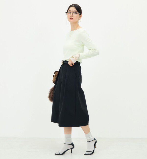 NOLLEY'S「ウォッシャブルタックギャバキュロット」|その他|
