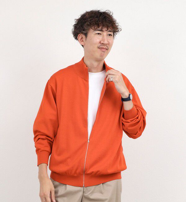 NOLLEY'S goodman「ハイゲージウォッシャブルニットスタンドジップ 26AW」|ニット・セーター|