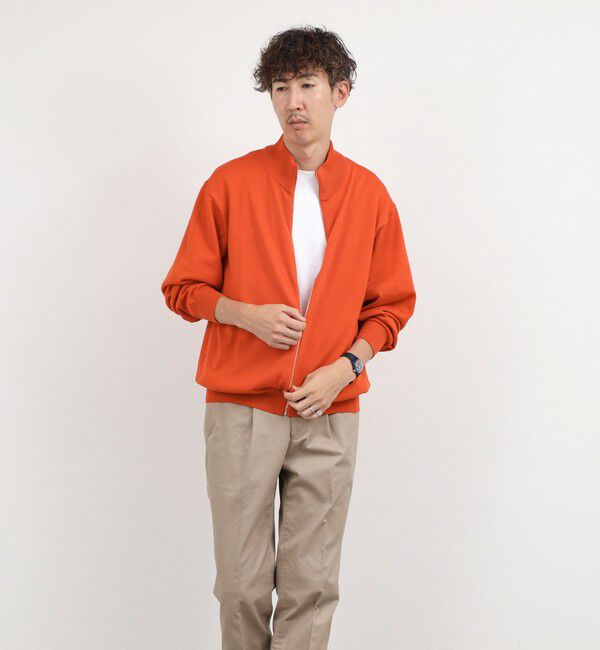 NOLLEY'S goodman「ハイゲージウォッシャブルニットスタンドジップ 26AW」|ニット・セーター|