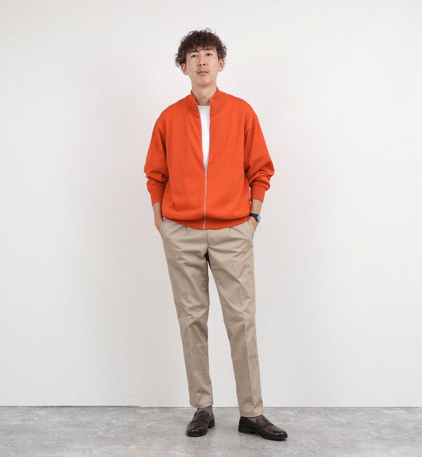 NOLLEY'S goodman「ハイゲージウォッシャブルニットスタンドジップ 26AW」|ニット・セーター|