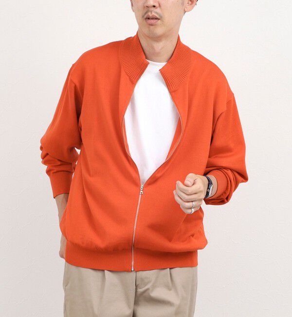 NOLLEY'S goodman「ハイゲージウォッシャブルニットスタンドジップ 26AW」|ニット・セーター|
