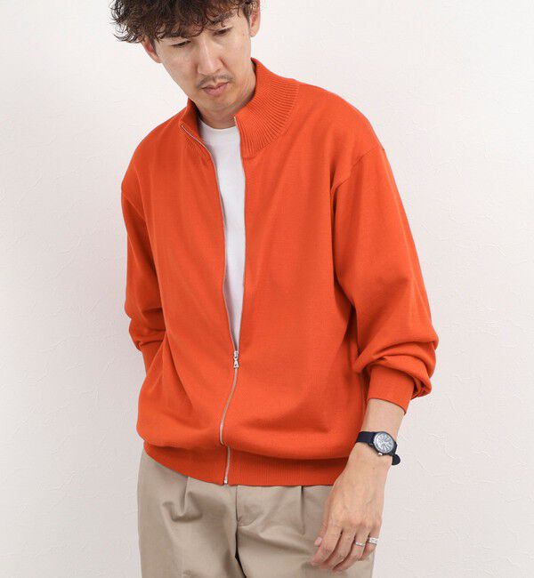 NOLLEY'S goodman「ハイゲージウォッシャブルニットスタンドジップ 26AW」|ニット・セーター|