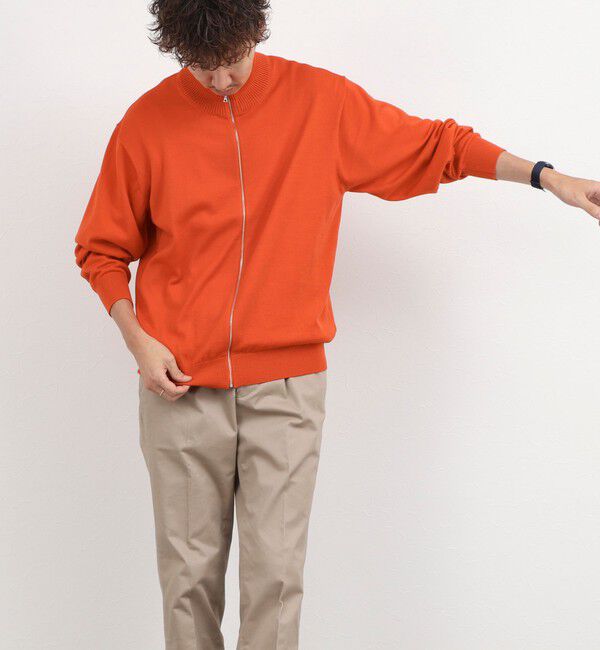 NOLLEY'S goodman「ハイゲージウォッシャブルニットスタンドジップ 26AW」|ニット・セーター|