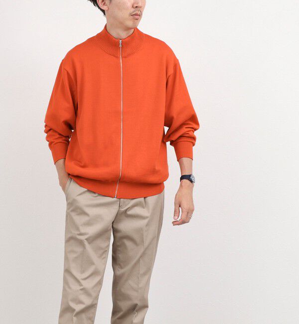 NOLLEY'S goodman「ハイゲージウォッシャブルニットスタンドジップ 26AW」|ニット・セーター|