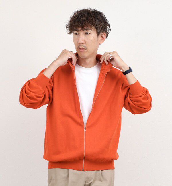 NOLLEY'S goodman「ハイゲージウォッシャブルニットスタンドジップ 26AW」|ニット・セーター|