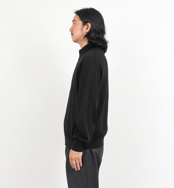 NOLLEY'S goodman「ハイゲージウォッシャブルニットスタンドジップ 26AW」|ニット・セーター|
