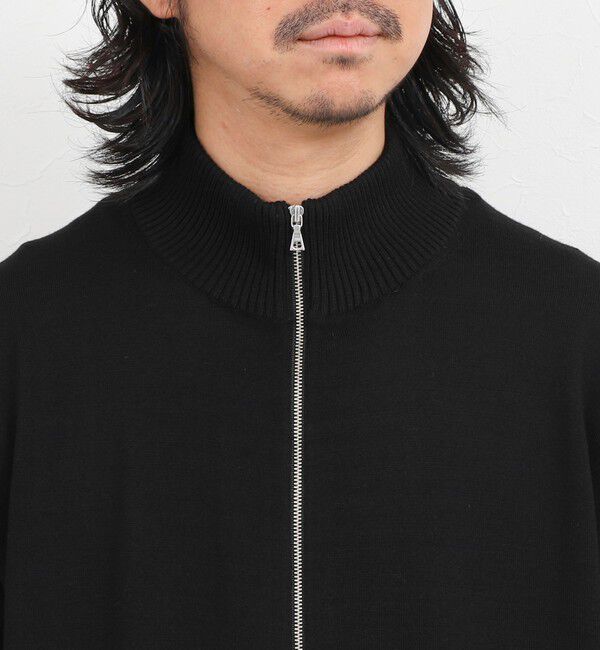NOLLEY'S goodman「ハイゲージウォッシャブルニットスタンドジップ 26AW」|ニット・セーター|
