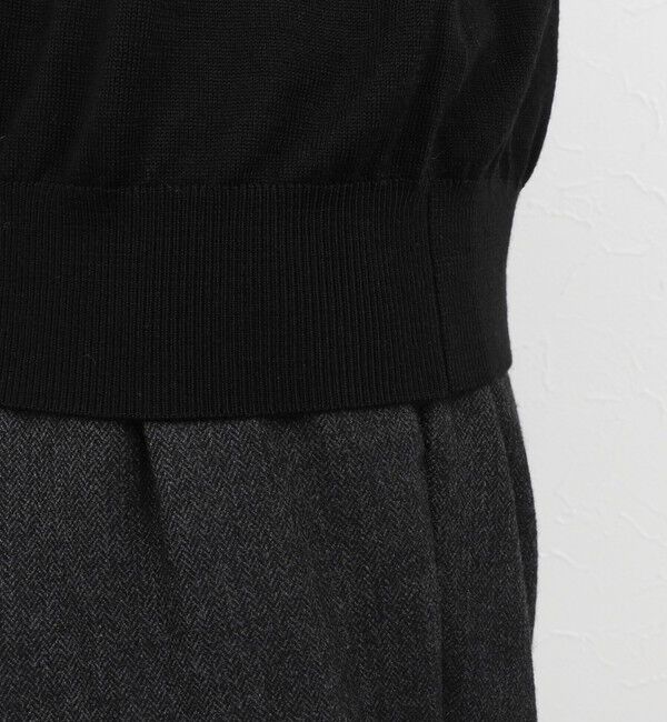 NOLLEY'S goodman「ハイゲージウォッシャブルニットスタンドジップ 26AW」|ニット・セーター|