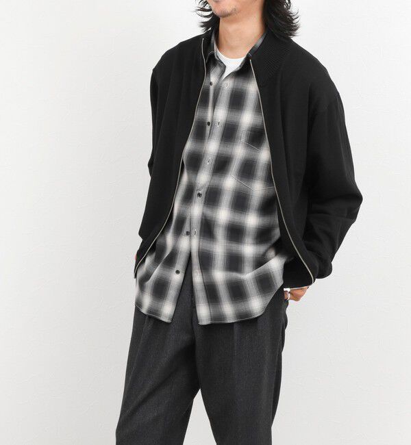 NOLLEY'S goodman「ハイゲージウォッシャブルニットスタンドジップ 26AW」|ニット・セーター|