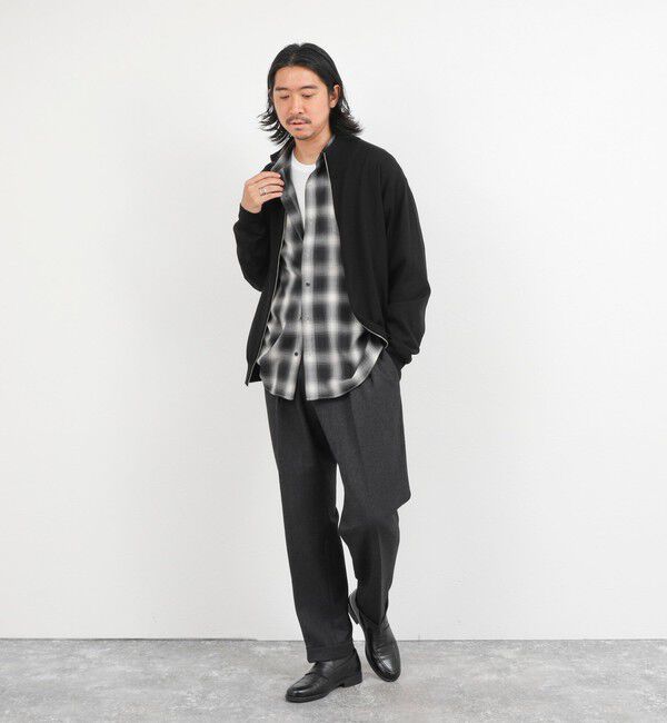 NOLLEY'S goodman「ハイゲージウォッシャブルニットスタンドジップ 26AW」|ニット・セーター|