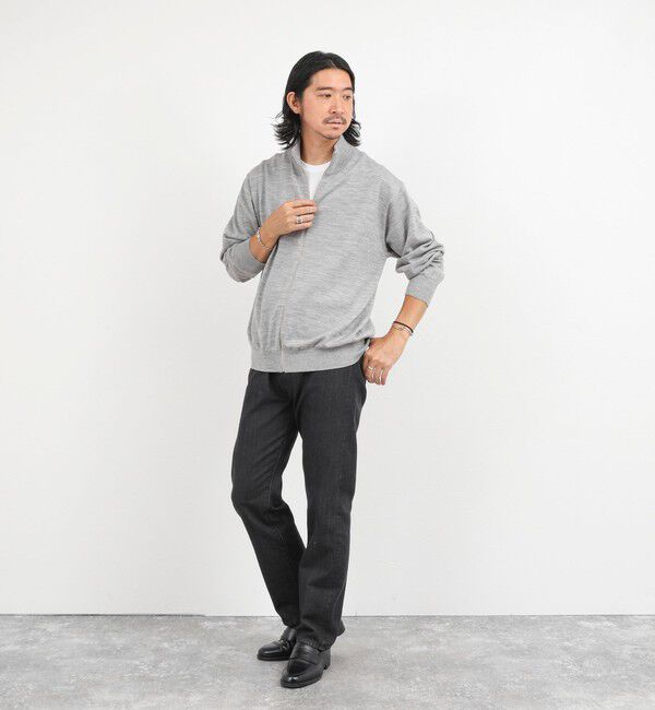NOLLEY'S goodman「ハイゲージウォッシャブルニットスタンドジップ 26AW」|ニット・セーター|