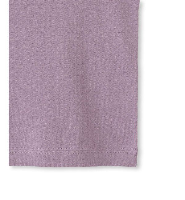 SALON adam et rope'「【J'aDoRe・店舗限定】【extreme cashmere（エクストリーム・カシミア）】lisa クロップドニットロンT」|Tシャツ・カットソー|