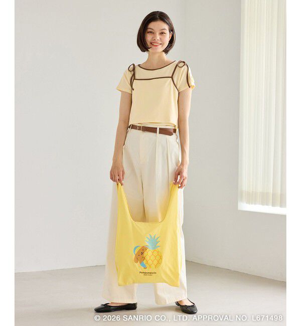 Rope&rsquo;Picnic「【サンリオキャラクターズ&times;ROPE' PICNIC】日焼けデザイン キャミソールレイヤードTシャツ」|Tシャツ・カットソー|