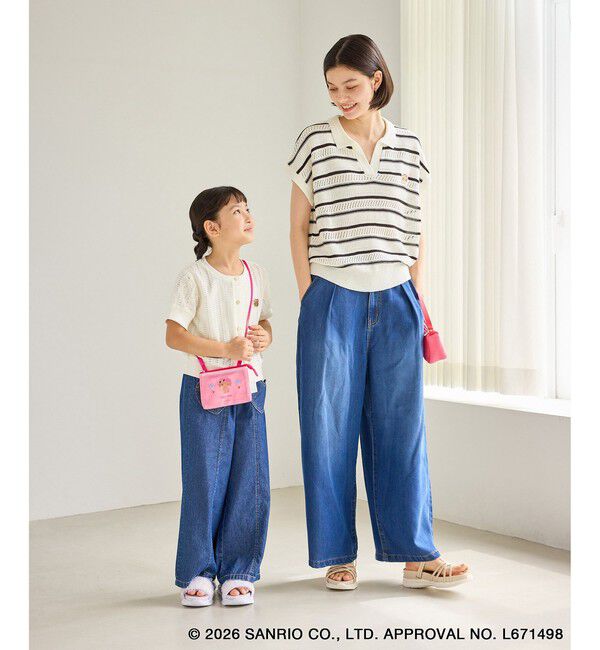 Rope&rsquo;Picnic「【サンリオキャラクターズ&times;ROPE' PICNIC】日焼けデザイン アソート透かしニットプルオーバー」|ニット・セーター|