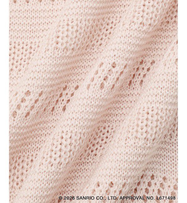 Rope&rsquo;Picnic「【サンリオキャラクターズ&times;ROPE' PICNIC】日焼けデザイン アソート透かしニットプルオーバー」|ニット・セーター|
