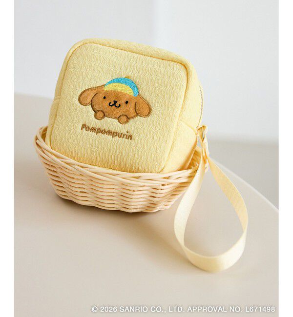 ROPE PICNIC PASSAGE「【サンリオキャラクターズ&times;ROPE' PICNIC】日焼けデザイン ハンドストラップスクエアポーチ」|ポーチ|