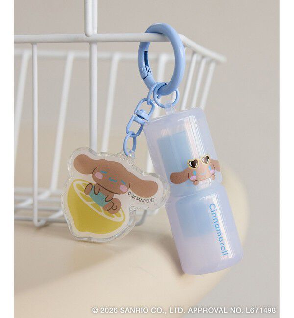 ROPE PICNIC PASSAGE「【サンリオキャラクターズ&times;ROPE' PICNIC】日焼けデザイン ミラーチャーム付きリップバーム」|その他|サックス(48)