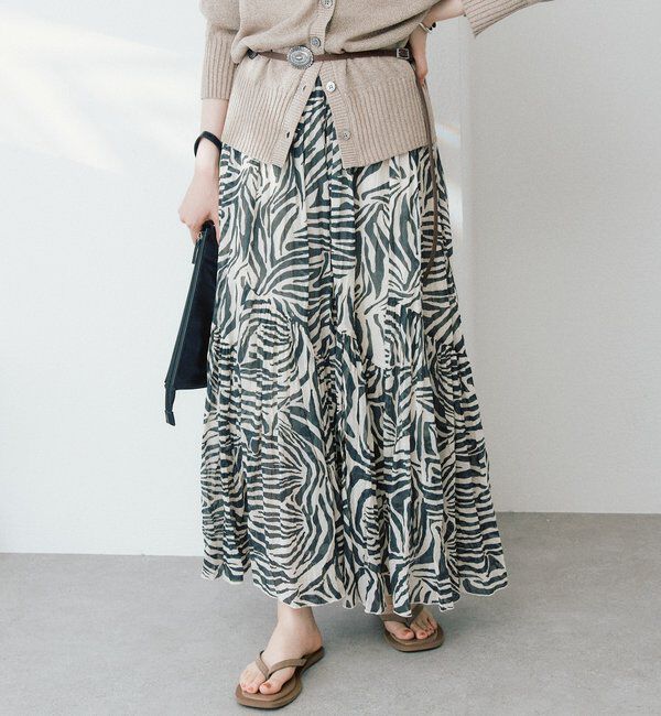  「【7色展開】クリンクルボイルギャザースカート」|スカート|