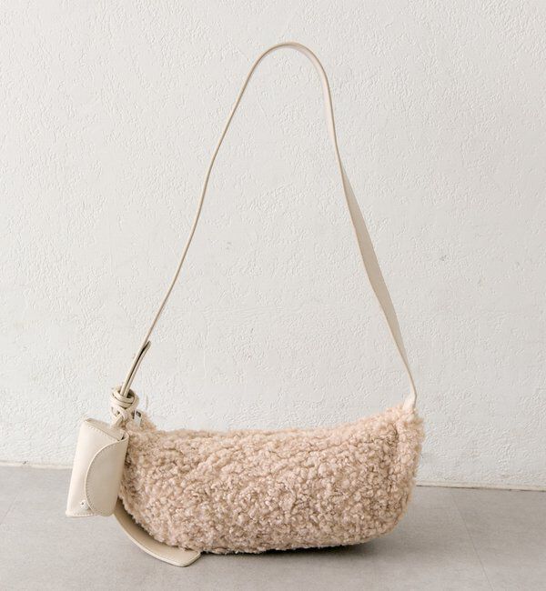  「ハーフムーンショルダーBAG」|ショルダー・メッセンジャー|ベージュ