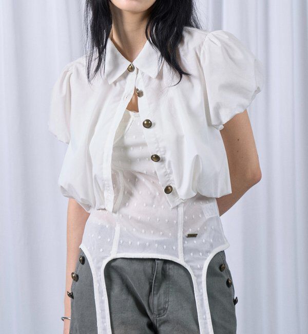  「【SixM】 NOBLE BALLOON SHIRTS」|シャツ・ブラウス|オフホワイト