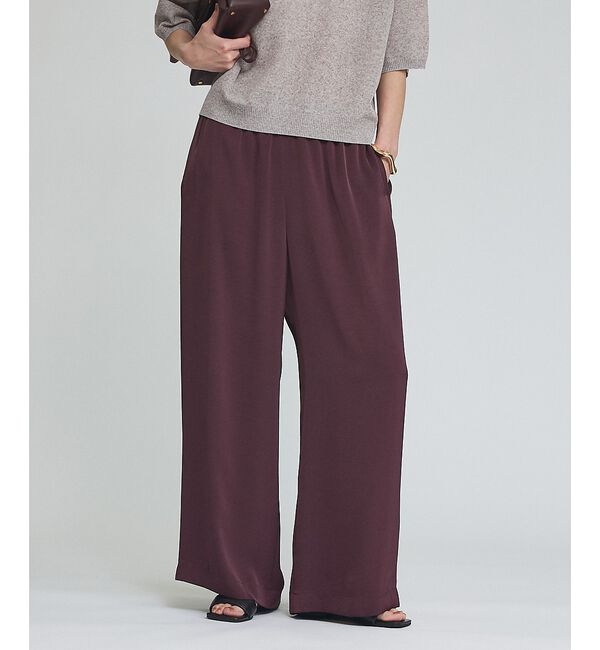qualite「【今季最後の再入荷/接触冷感・吸水速乾】クールサテンパンツ/セットアップ対応」|その他|