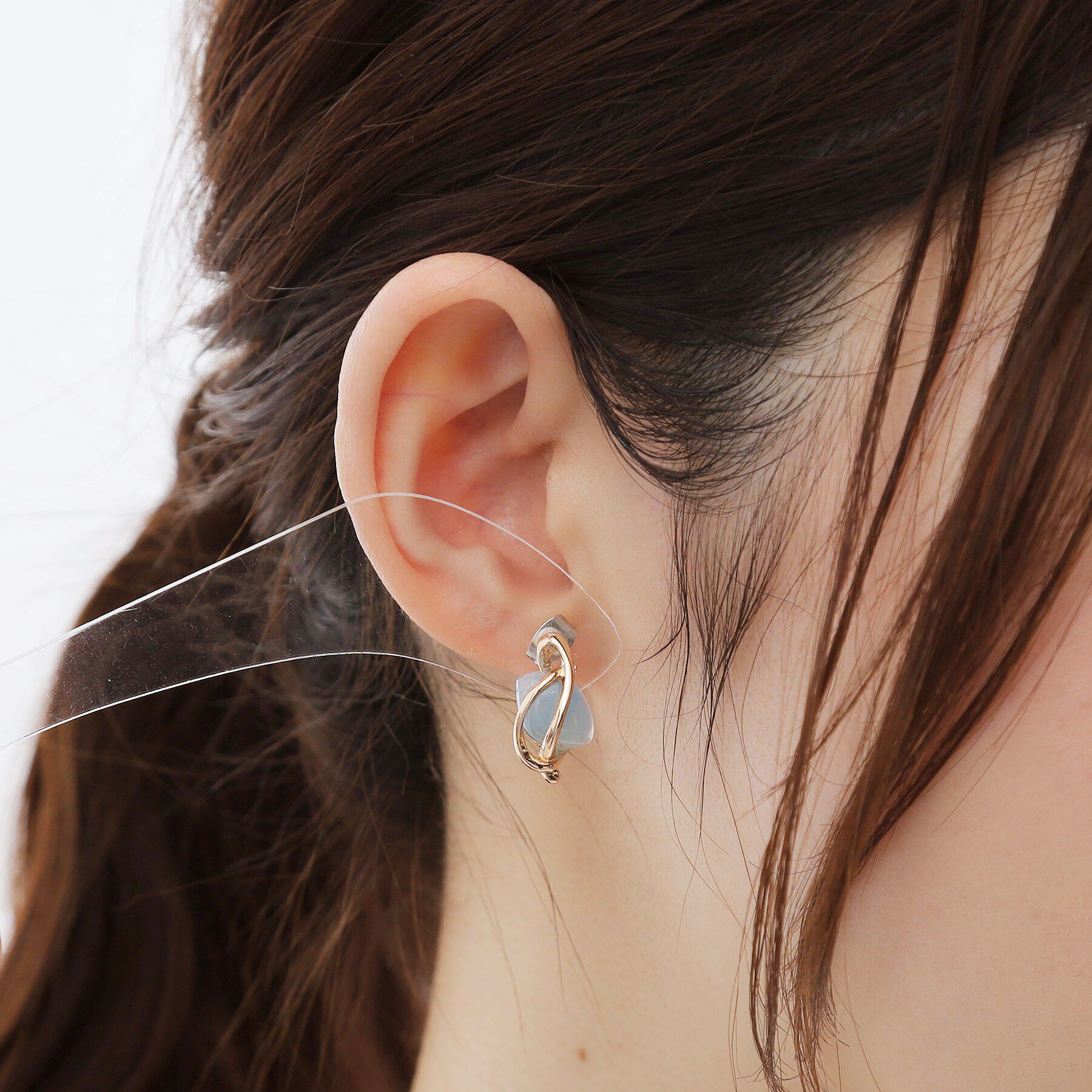 grove「メタルアクリルピアス」|ピアス|